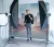 Muro textil Europa – publicidad visual con accesorios para banderas
