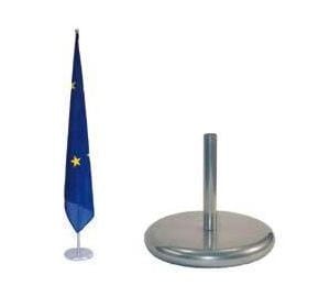 Stojak flagowy 1-ramienny srebrny.