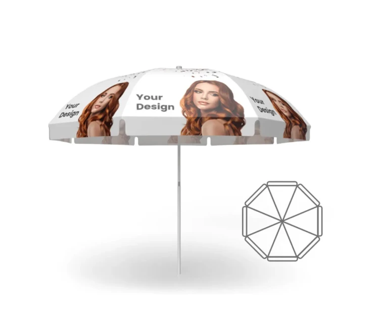 Parasol plażowy fi 190 z falbankami.webp